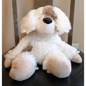 NWOT Warmies 13" Microwavable Weighted Compress Puppy Dog Lavender Scent Plush